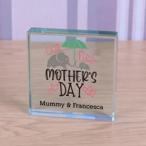 Our First Mothers Day Glass Token