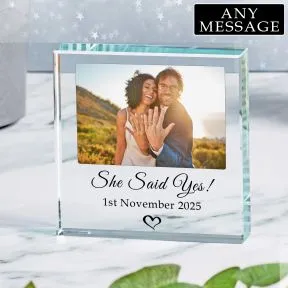 Wedding / Engagement Glass Token