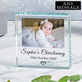 Christening / New Baby Glass Token