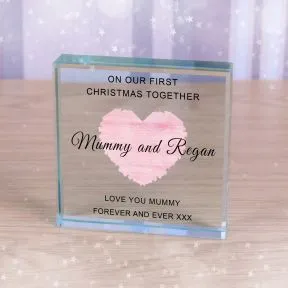 First Christmas Mummy and... Glass Token