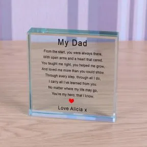 My Dad Glass Token