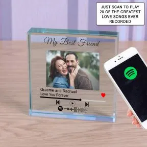 Message and Love Songs Glass Token