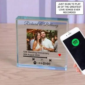 Message and Love Songs Glass Token