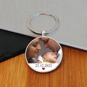 Personlaised Photo Upload Key Ring