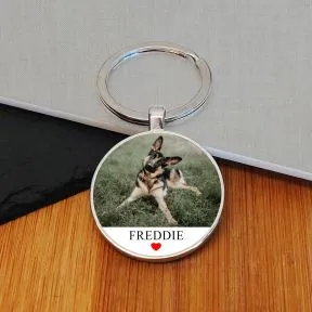 Personlaised Photo Upload Key Ring