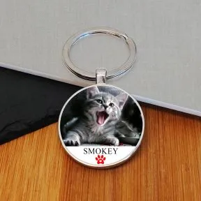 Personalised Pet Photo Upload Key Ring