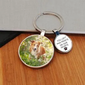 Pet Memory Charm Photo Upload Key Ring