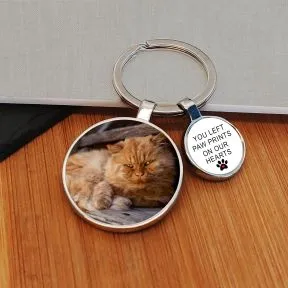 Pet Memory Charm Photo Upload Key Ring