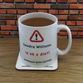 On A Diet Mug & Coaster Set