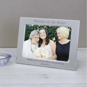 Mother of the Bride Silver Plated Picture Frame (6