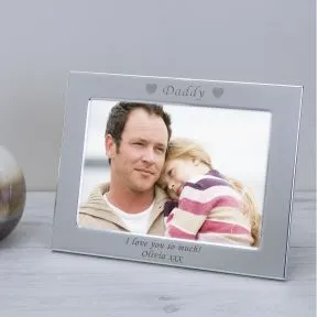 DADDY Silver Plated Picture Frame (6