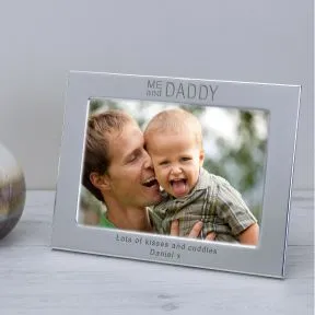 ME and DADDY Silver Plated Picture Frame (6