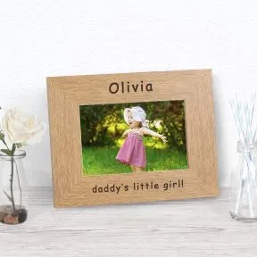 Daddy's Little Girl Wood Picture Frame (6