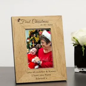 First Christmas as my... Wood Picture Frame (6
