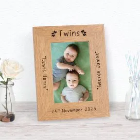 Twins Wood Picture Frame (6