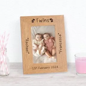 Twins Wood Picture Frame (6