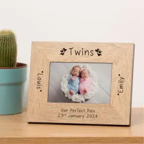 Twins Wood Picture Frame (6