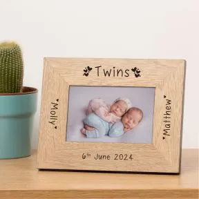 Twins Wood Picture Frame (6