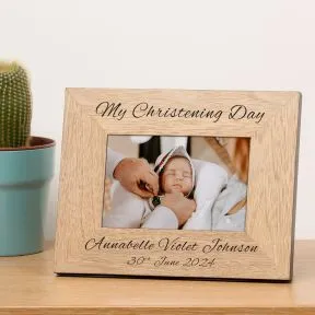My Christening Day Wood Picture Frame (6