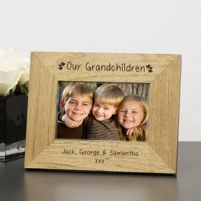Our Grandchildren Wood Picture Frame (6