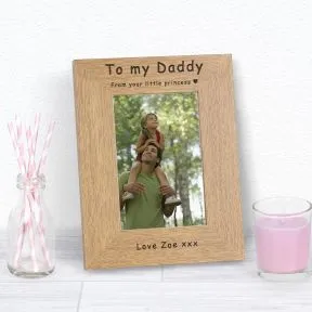 Your Little Princess Wood Photo Frame 7x5