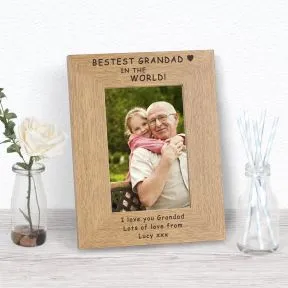 Bestest Grandad in the World Wood Picture Frame (6