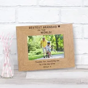 Bestest Grandad in the World Wood Picture Frame (6