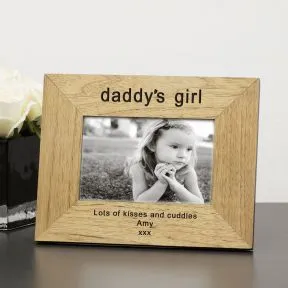Daddy's Girl Wood Picture Frame (6