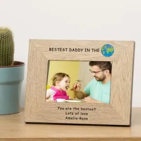 Bestest Daddy in the World Wood Picture Frame (6