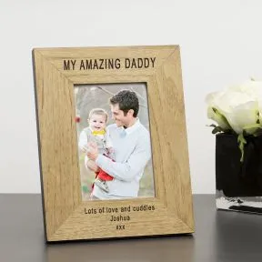 Amazing Daddy Wood Picture Frame (6