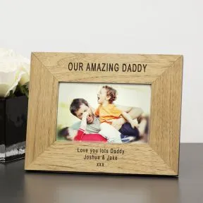 Amazing Daddy Wood Picture Frame (6