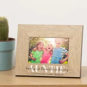 Children's Names Wood Picture Frame (6