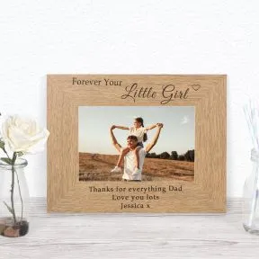 Forever Your Little Girl Wood Picture Frame (6
