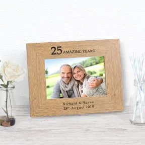 Amazing Years Anniversary Wood Picture Frame (7