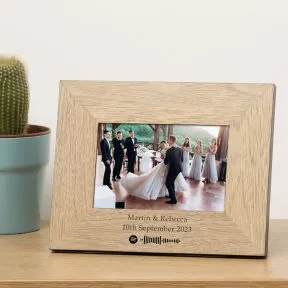 Favourite Song and Message Wood Picture Frame (6