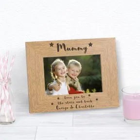 Mummy love you to the stars and back Wood Picture Frame (6