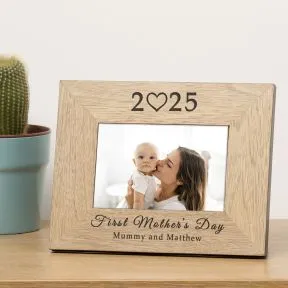 First Mother's Day Wood Picture Frame (6