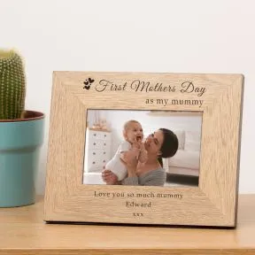 First Mothers Day as my . . . Wood Picture Frame (6