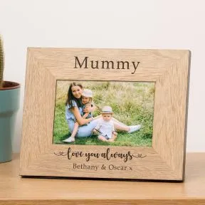 Love You Always Wood Picture Frame (6