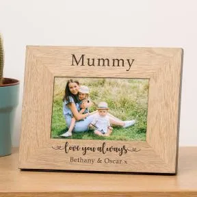 Love You Always Wood Picture Frame (7