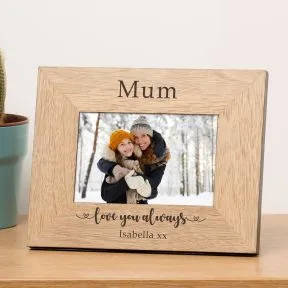 Love You Always Wood Picture Frame (6