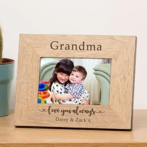 Love You Always Wood Picture Frame (7