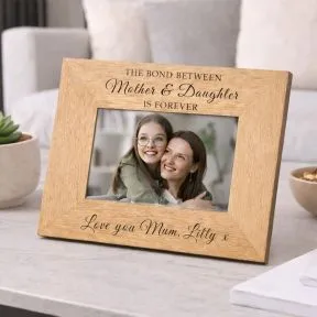 The Bond Between..Wood Picture Frame (6