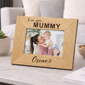 Love You Mummy Wood Picture Frame (6