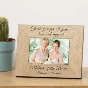 Thank you for all your love and support Wood Picture Frame (6