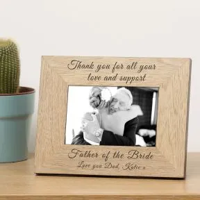 Thank you for all your love and support Wood Picture Frame (6