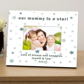 our .....is a star personalised photo frame