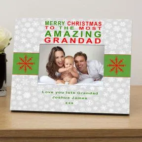 Merry Christmas to...personalised photo frame