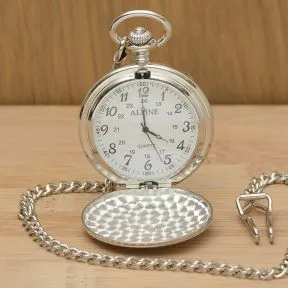 Walk Me Down The Aisle Pocket Watch - Silver Finish