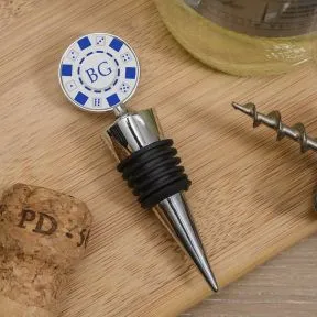 Poker Chip Bottle Stopper